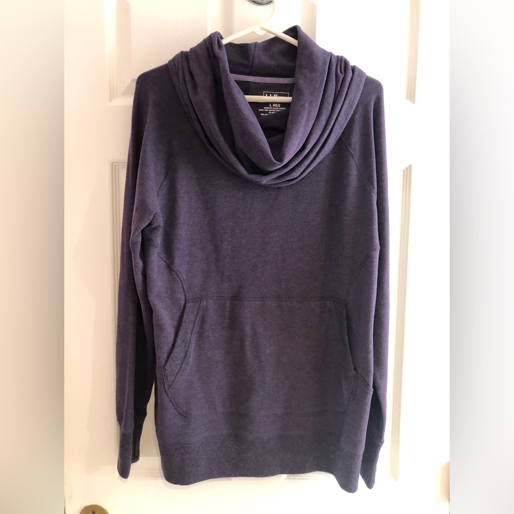 L. L. Bean Cozy Pullover, Cowl Neck, Women’s Size Large
